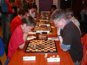 Ik in actie tegen Hans Jansen tijdens Den Haag 2005.